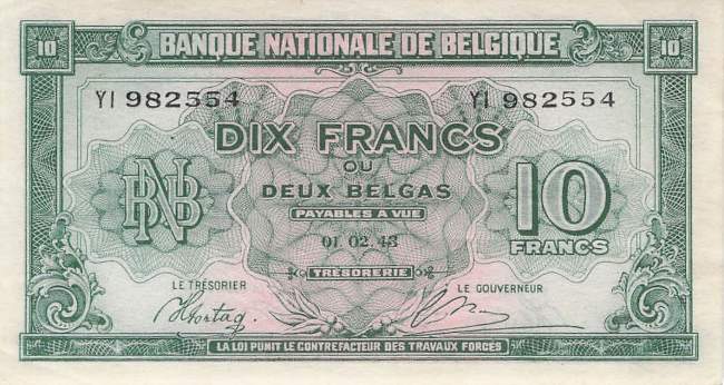 10 Franc 1943 p.122
